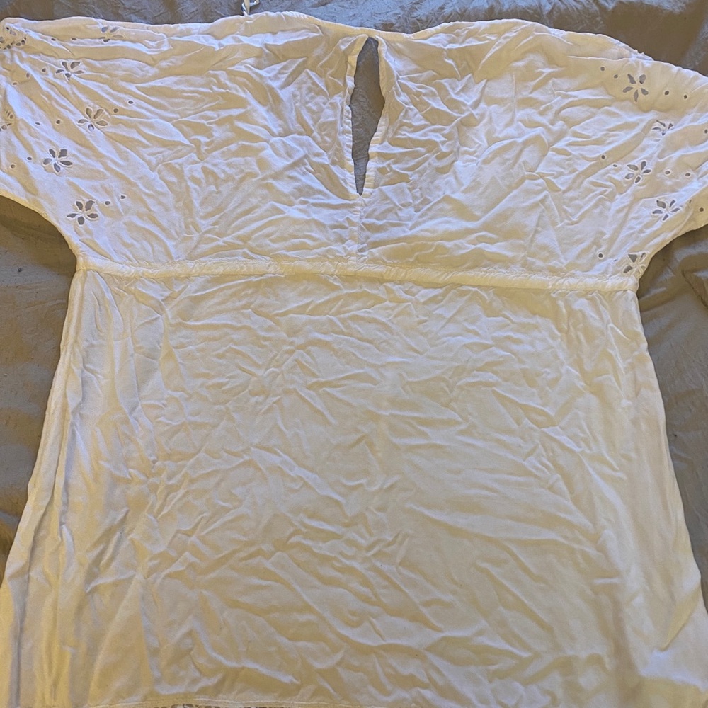 White Swim Cover Dress